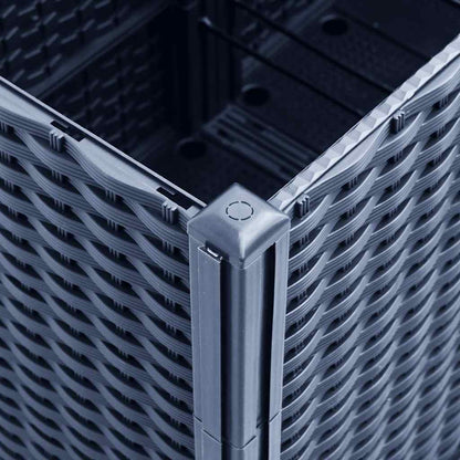 Zahradní Truhlík S Treláží Modrá Šedá Pp