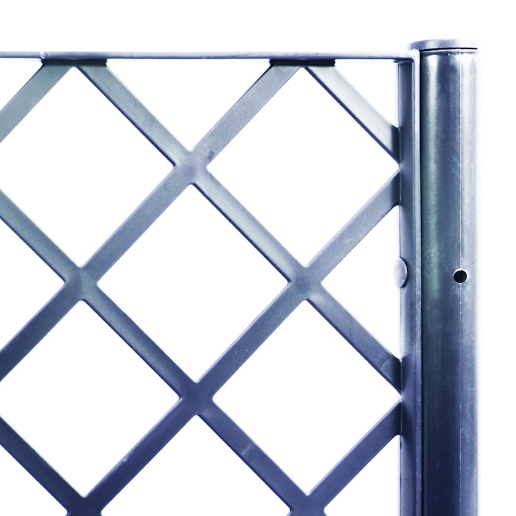 Zahradní Truhlík S Treláží Modrá Šedá Pp