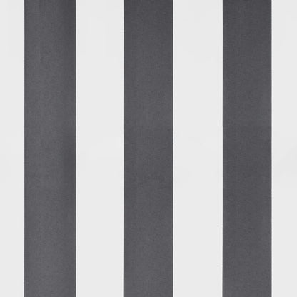 Ručně Zatahovací Markýza S Led Antracitová A Bílá 350 X 250 Cm