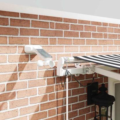 Automatická Zatahovací Markýza S Led Antracit A Bílá 500X300 Cm