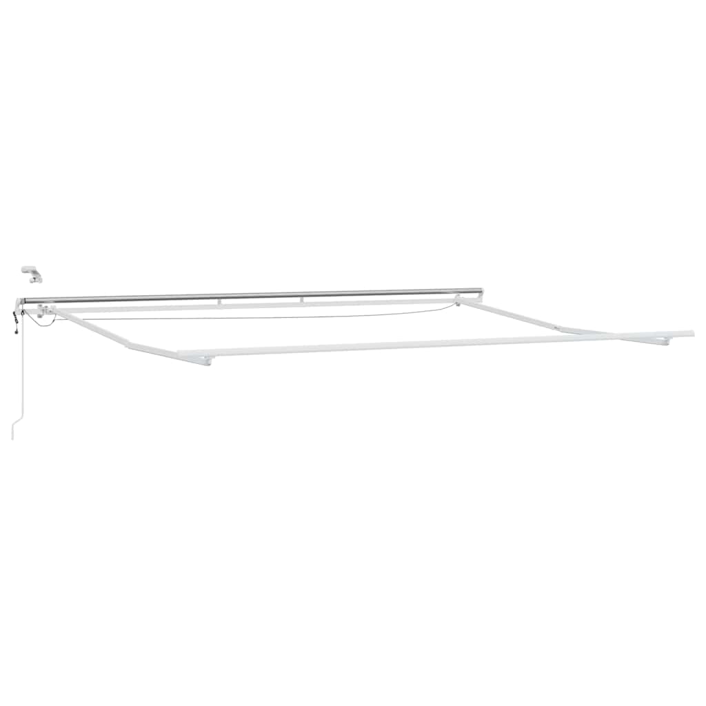 Automatická Zatahovací Markýza S Led Antracit A Bílá 500X300 Cm
