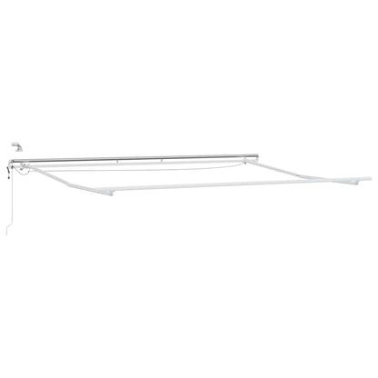 Automatická Zatahovací Markýza S Led Antracit A Bílá 500X300 Cm