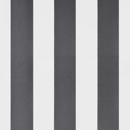 Ručně Zatahovací Markýza Antracitová A Bílá 500 X 300 Cm