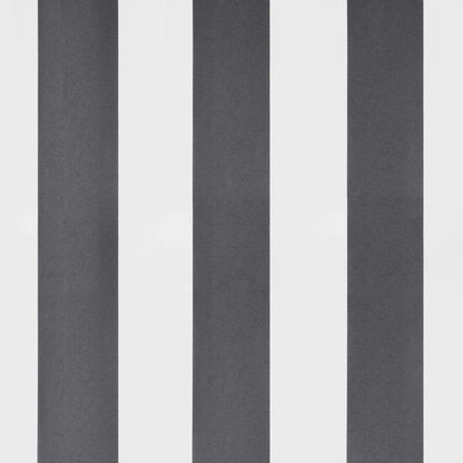 Ručně Zatahovací Markýza Antracitová A Bílá 300 X 250 Cm