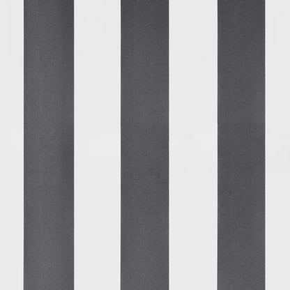 Zatahovací Markýza Antracitová A Bílá 4 X 3 M Textil A Hliník