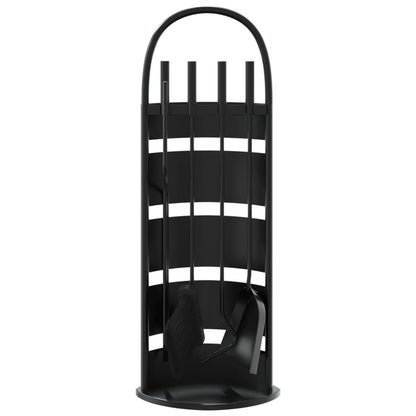 Sada 5 Kusů Krbového Nářadí 23 X 15 X 66 Cm Ocel