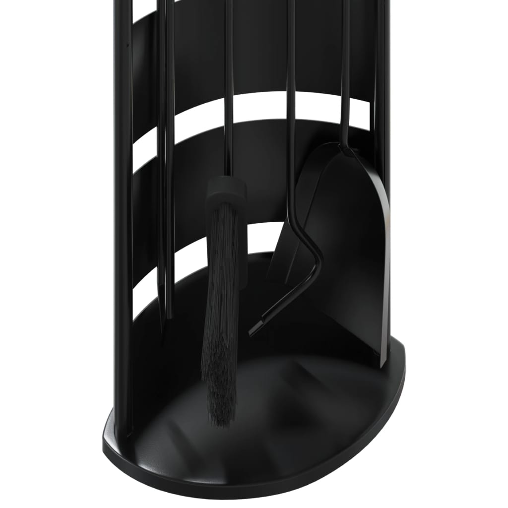 Sada 5 Kusů Krbového Nářadí 23 X 15 X 66 Cm Ocel