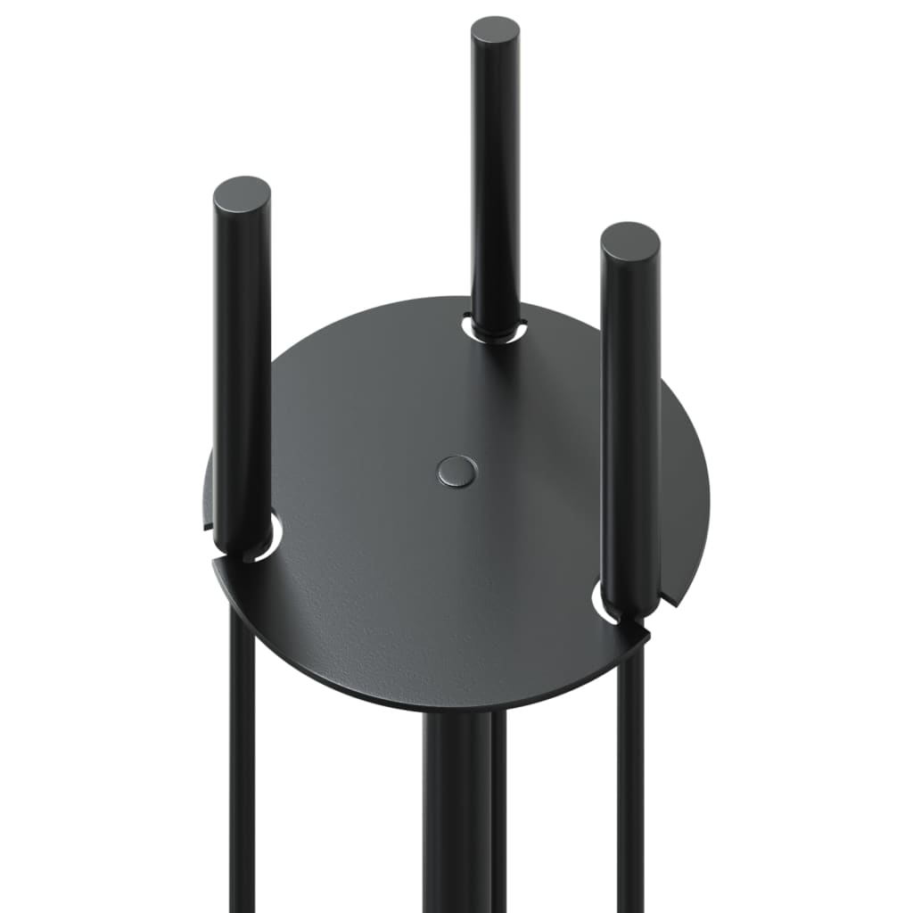 Sada 4 Kusů Krbového Nářadí 22 X 59 Cm Ocel