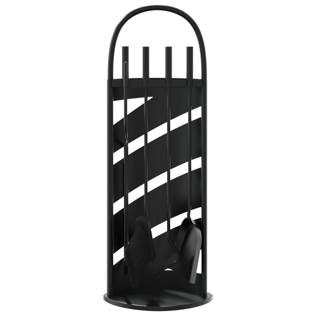 Sada 5 Kusů Krbového Nářadí 23 X 15 X 66 Cm Ocel