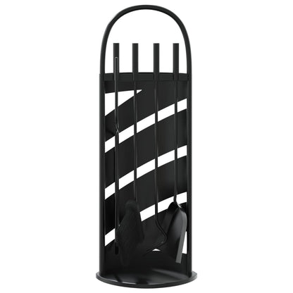 Sada 5 Kusů Krbového Nářadí 23 X 15 X 66 Cm Ocel