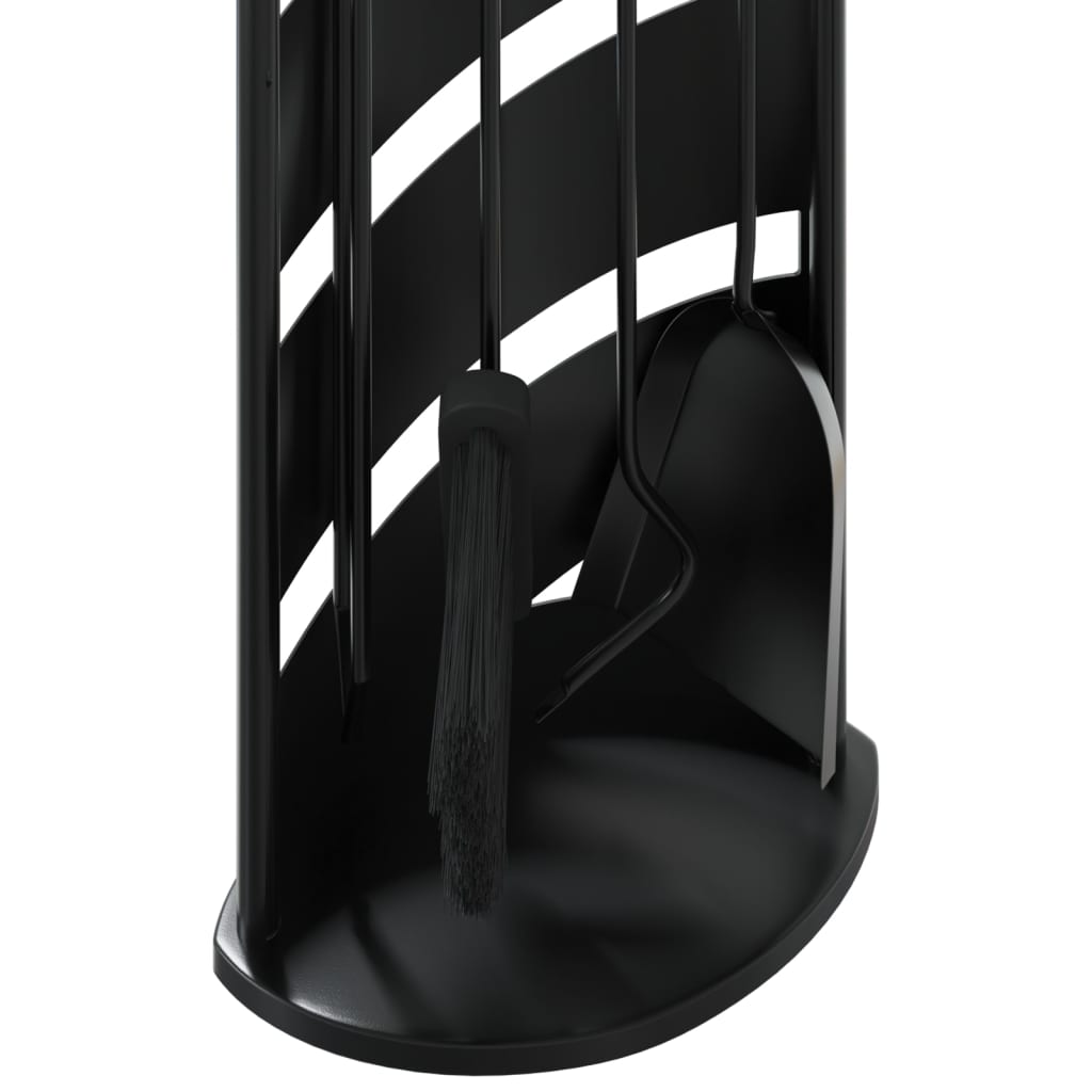 Sada 5 Kusů Krbového Nářadí 23 X 15 X 66 Cm Ocel