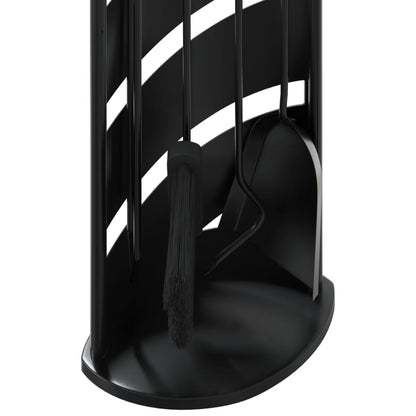 Sada 5 Kusů Krbového Nářadí 23 X 15 X 66 Cm Ocel