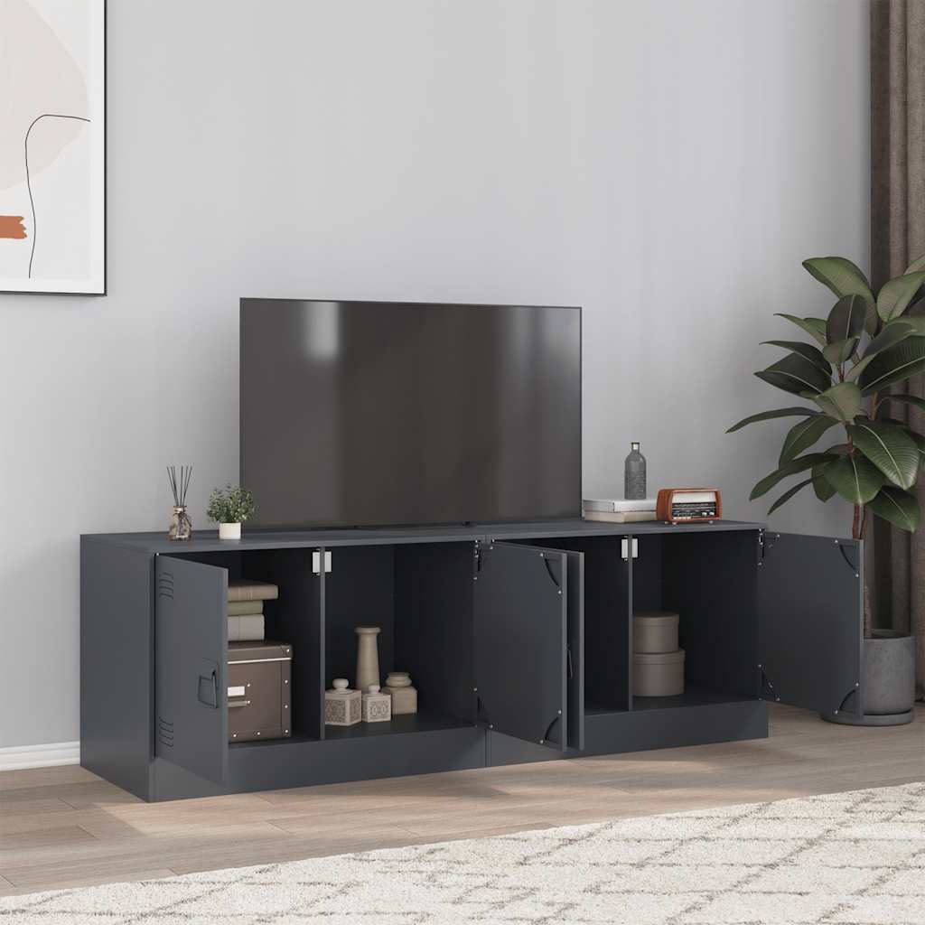Tv Skříňka 67 X 39 X 44 Cm Ocel