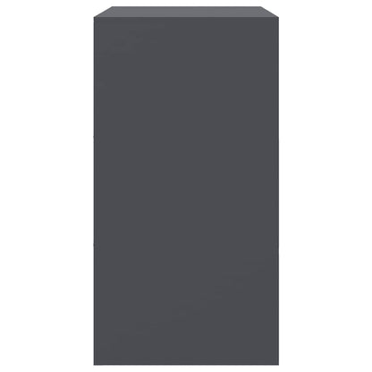 Příborník Antracitový 67 X 39 X 73 Cm Ocel