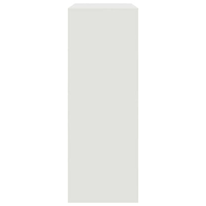 Příborník Bílý 67 X 39 X 107 Cm Ocel
