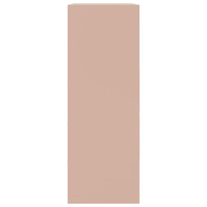 Příborník Růžový 67 X 39 X 107 Cm Ocel