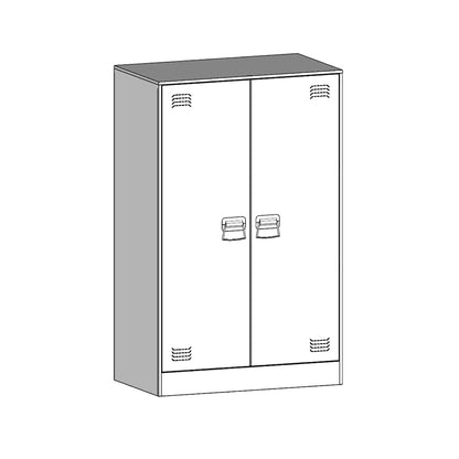 Příborník Růžový 67 X 39 X 107 Cm Ocel