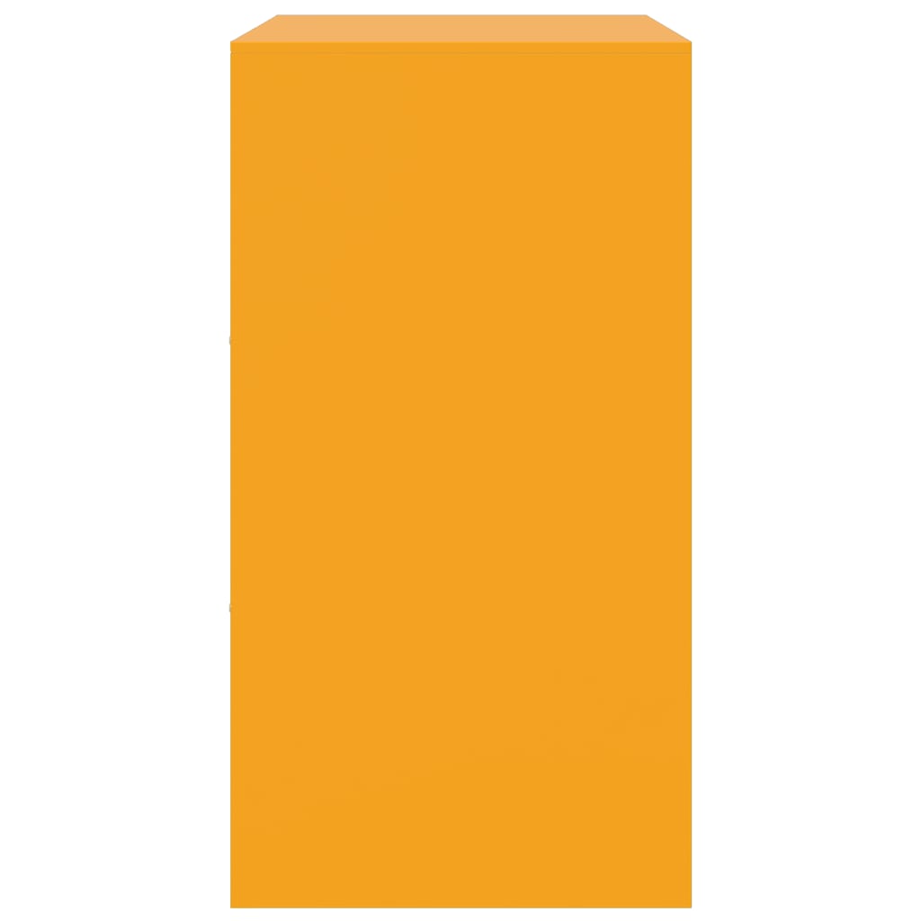 Příborník Hořčicově Žlutý 67 X 39 X 73 Cm Ocel