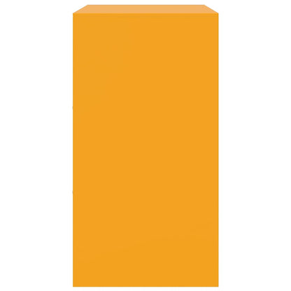 Příborník Hořčicově Žlutý 67 X 39 X 73 Cm Ocel