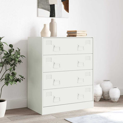 Příborník Bílý 67 X 39 X 83 Cm Ocel