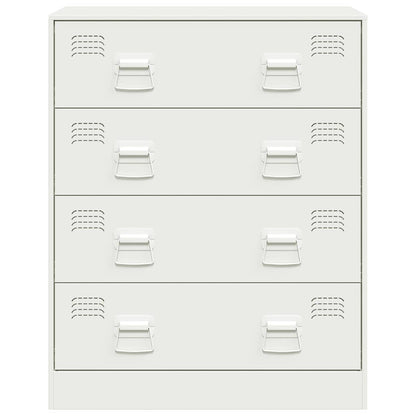 Příborník Bílý 67 X 39 X 83 Cm Ocel