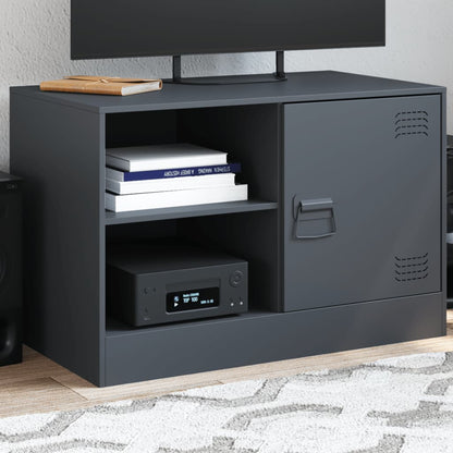 Tv Skříňka Hořčicově Žlutá 67 X 39 X 44 Cm Ocel