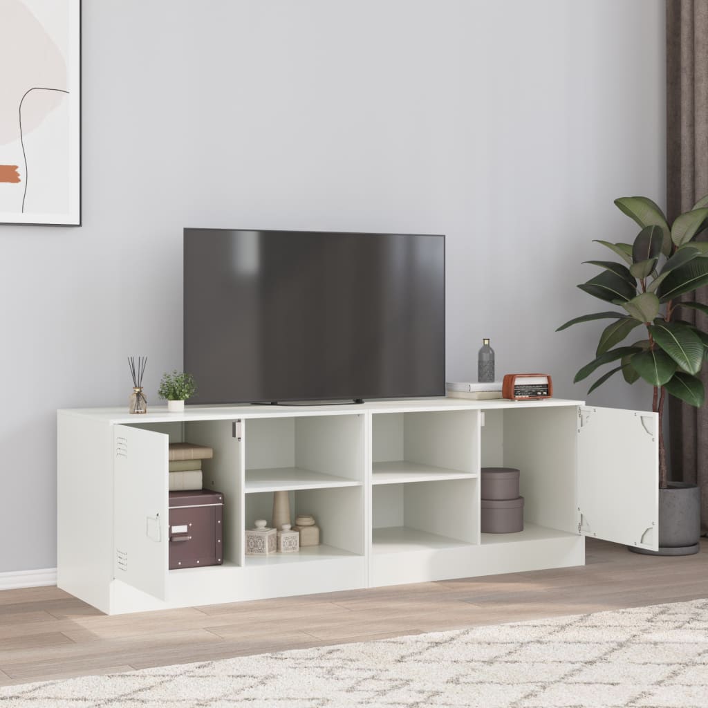 Tv Skříňka Hořčicově Žlutá 67 X 39 X 44 Cm Ocel