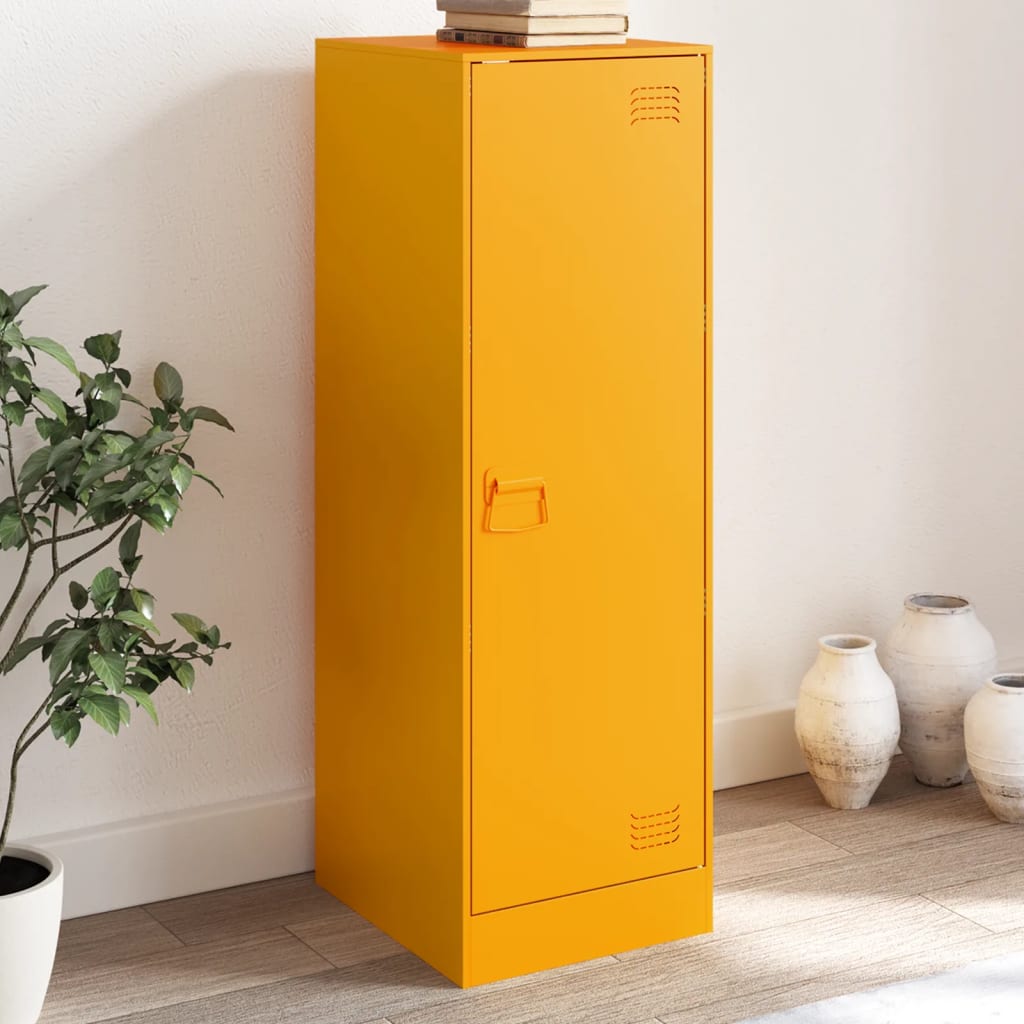 Příborník Bílý 34,5 X 39 X 107 Cm Ocel