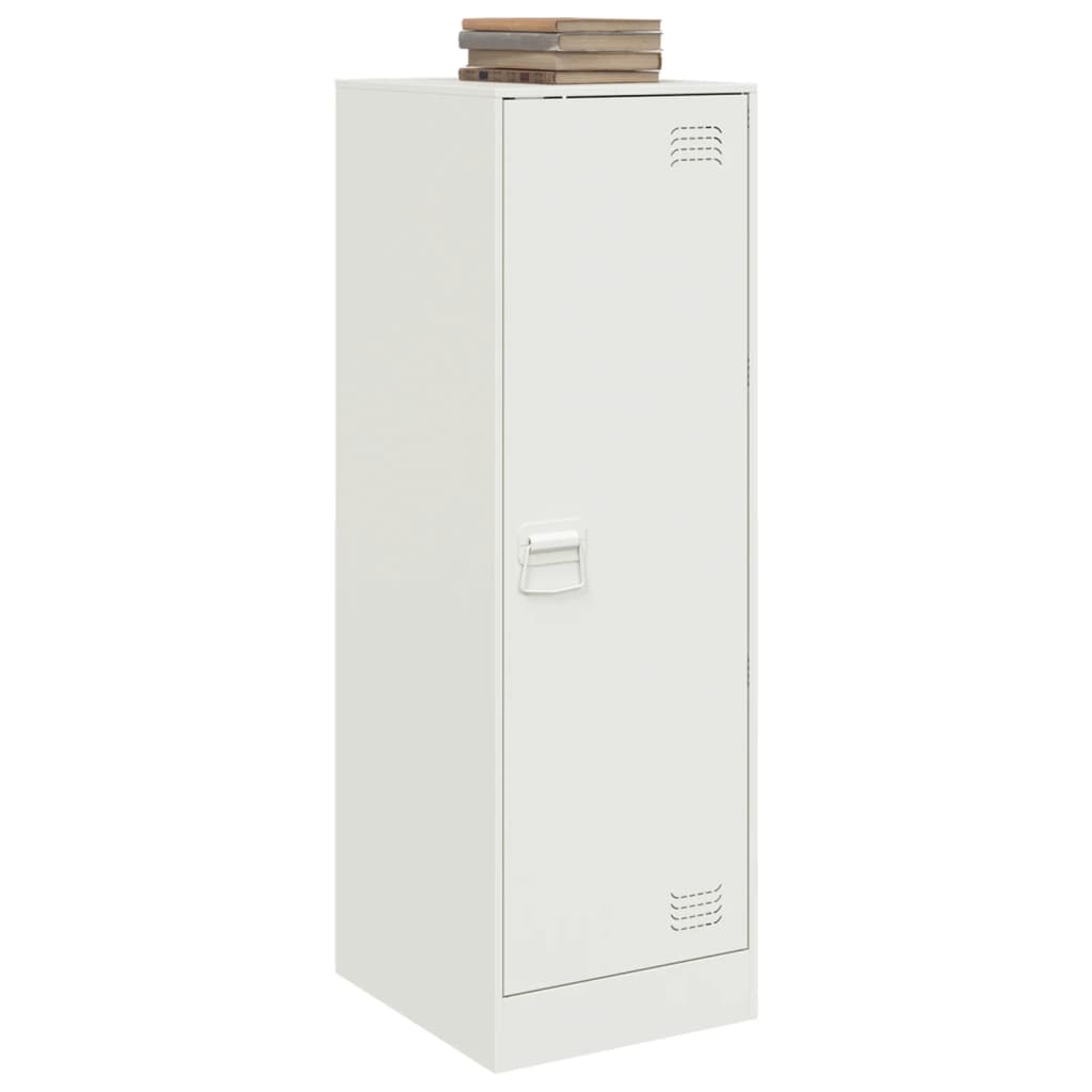 Příborník Bílý 34,5 X 39 X 107 Cm Ocel