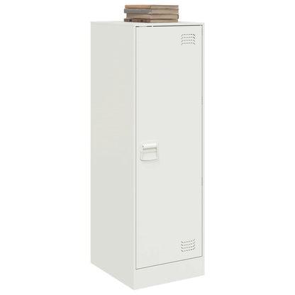 Příborník Bílý 34,5 X 39 X 107 Cm Ocel