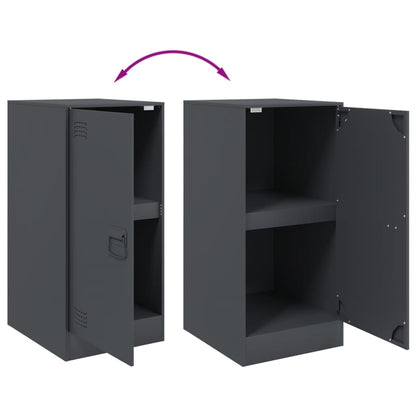 Příborník Antracitový 34,5 X 39 X 73 Cm Ocel