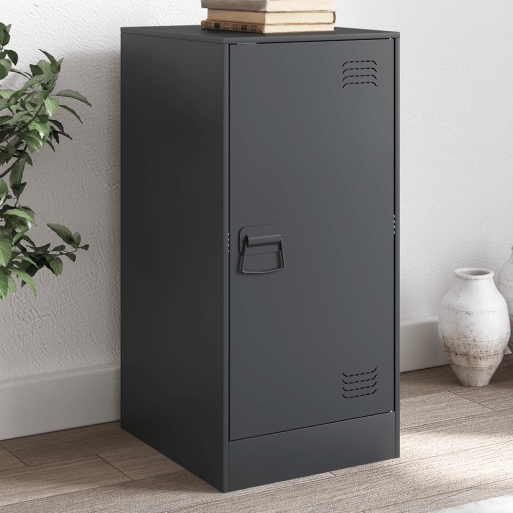 Příborník Antracitový 34,5 X 39 X 73 Cm Ocel