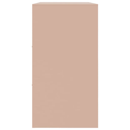 Příborník Růžový 99 X 39 X 73 Cm Ocel