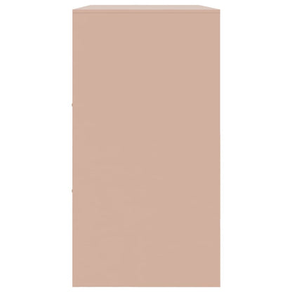 Příborník Růžový 99 X 39 X 73 Cm Ocel