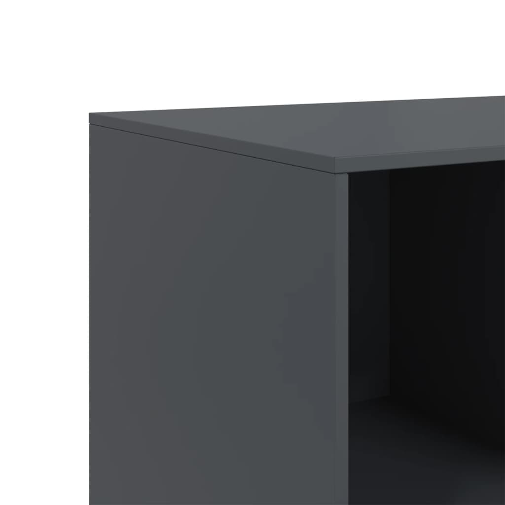 Příborník Antracitový 99 X 39 X 73 Cm Ocel