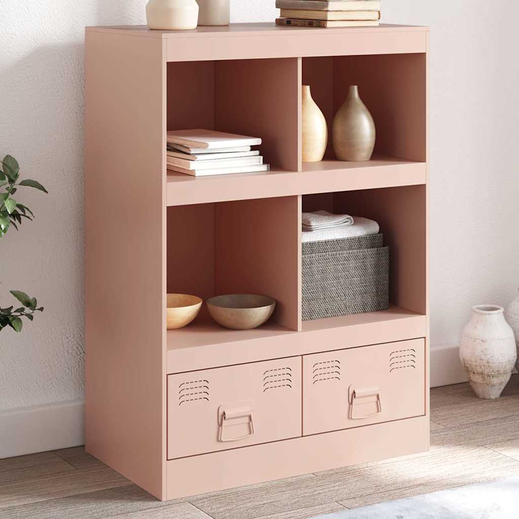 Highboard Černý 67 X 39 X 95 Cm Ocel