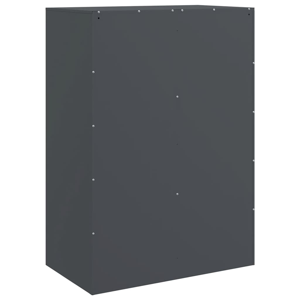 Highboard Antracitový 67 X 39 X 95 Cm Ocel