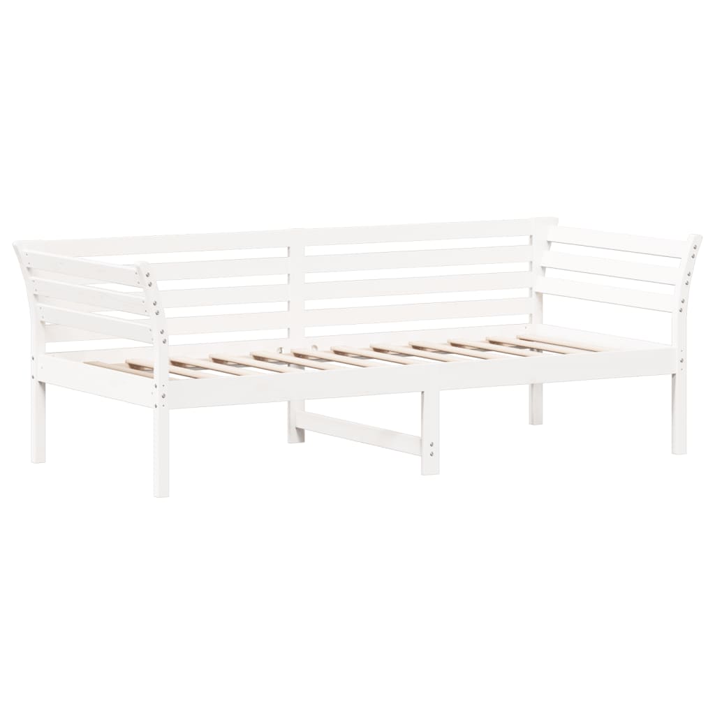 Válenda Bez Matrace Bílá 80 X 200 Cm Masivní Borovice