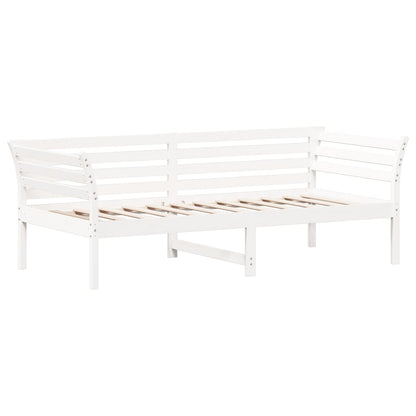 Válenda Bez Matrace Bílá 80 X 200 Cm Masivní Borovice
