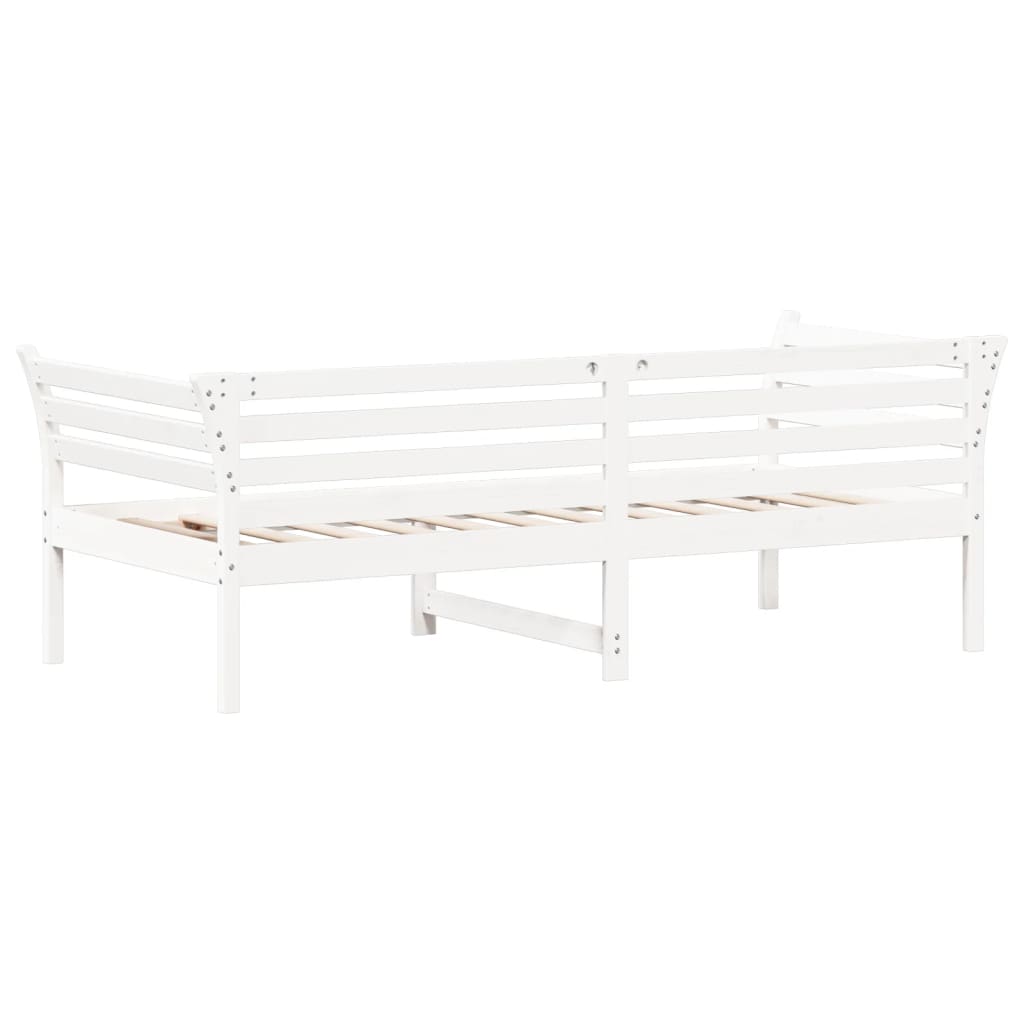 Válenda Bez Matrace Bílá 80 X 200 Cm Masivní Borovice