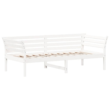 Válenda Bez Matrace Bílá 90 X 200 Cm Masivní Borovice