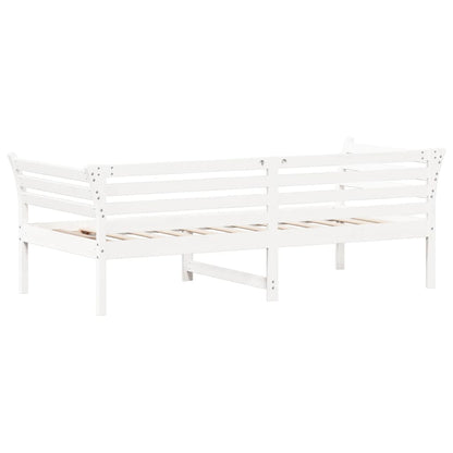 Válenda Bez Matrace Bílá 90 X 200 Cm Masivní Borovice