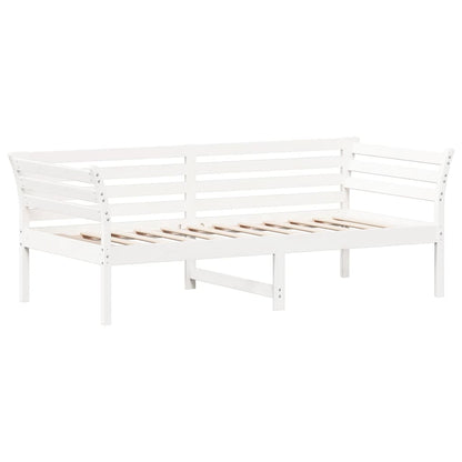 Válenda Bez Matrace Bílá 90 X 190 Cm Masivní Borovice