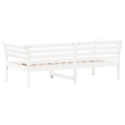 Válenda Bez Matrace Bílá 90 X 190 Cm Masivní Borovice