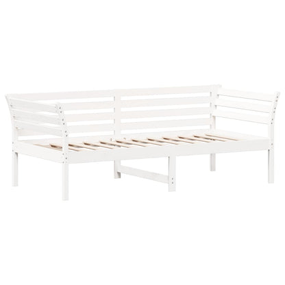 Válenda Bez Matrace Bílá 75X190 Cm Masivní Borovice