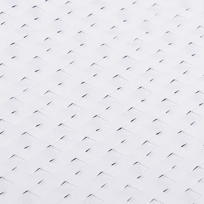 Balkonové Zástěny 10 Ks Bílé 255 X 19 Cm Polyratan