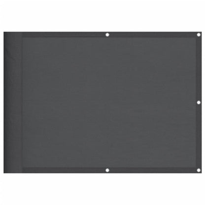 Balkonová Zástěna Antracitová 75 X 700 Cm 100% Polyester Oxford