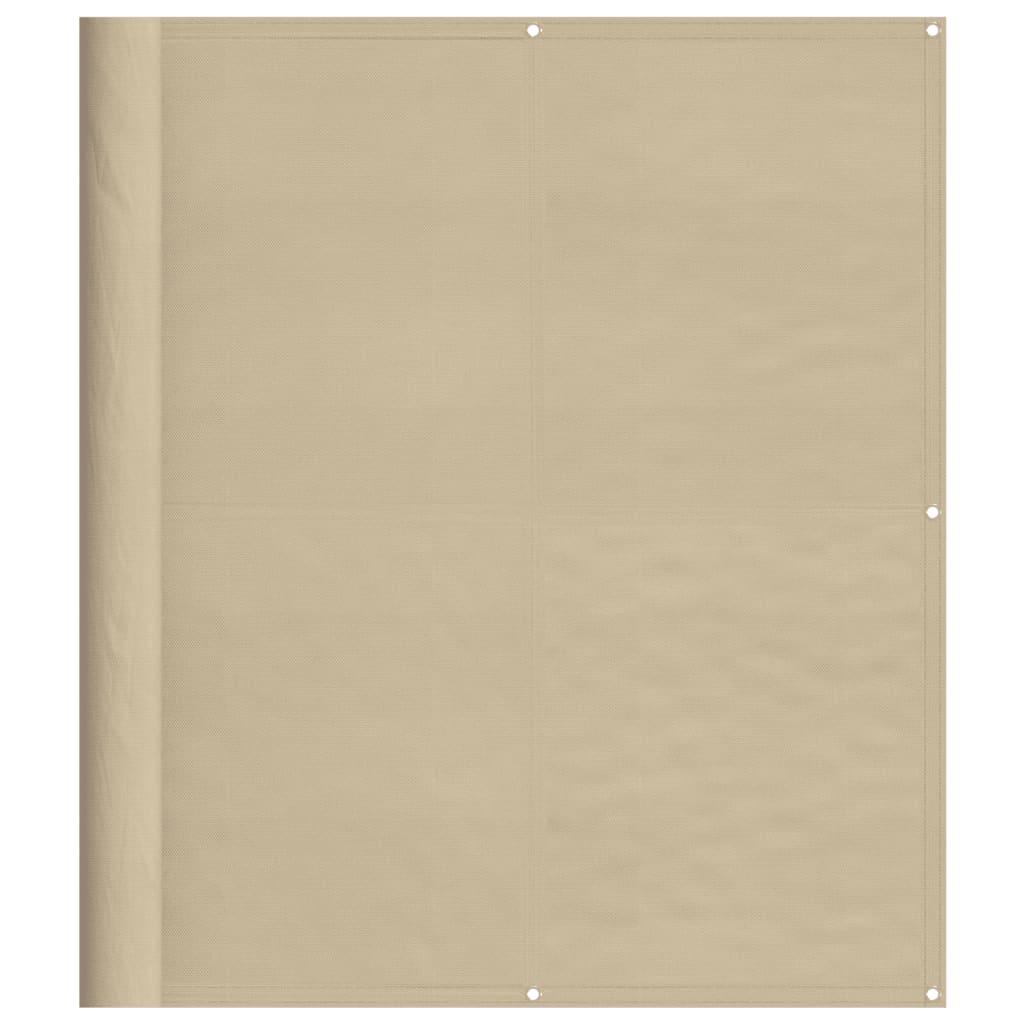 Balkonová Zástěna Béžová 120 X 700 Cm 100% Polyester Oxford