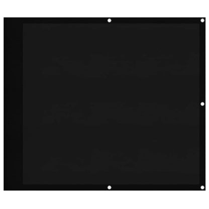 Balkonová Zástěna Černá 90 X 1 000 Cm 100% Polyester Oxford