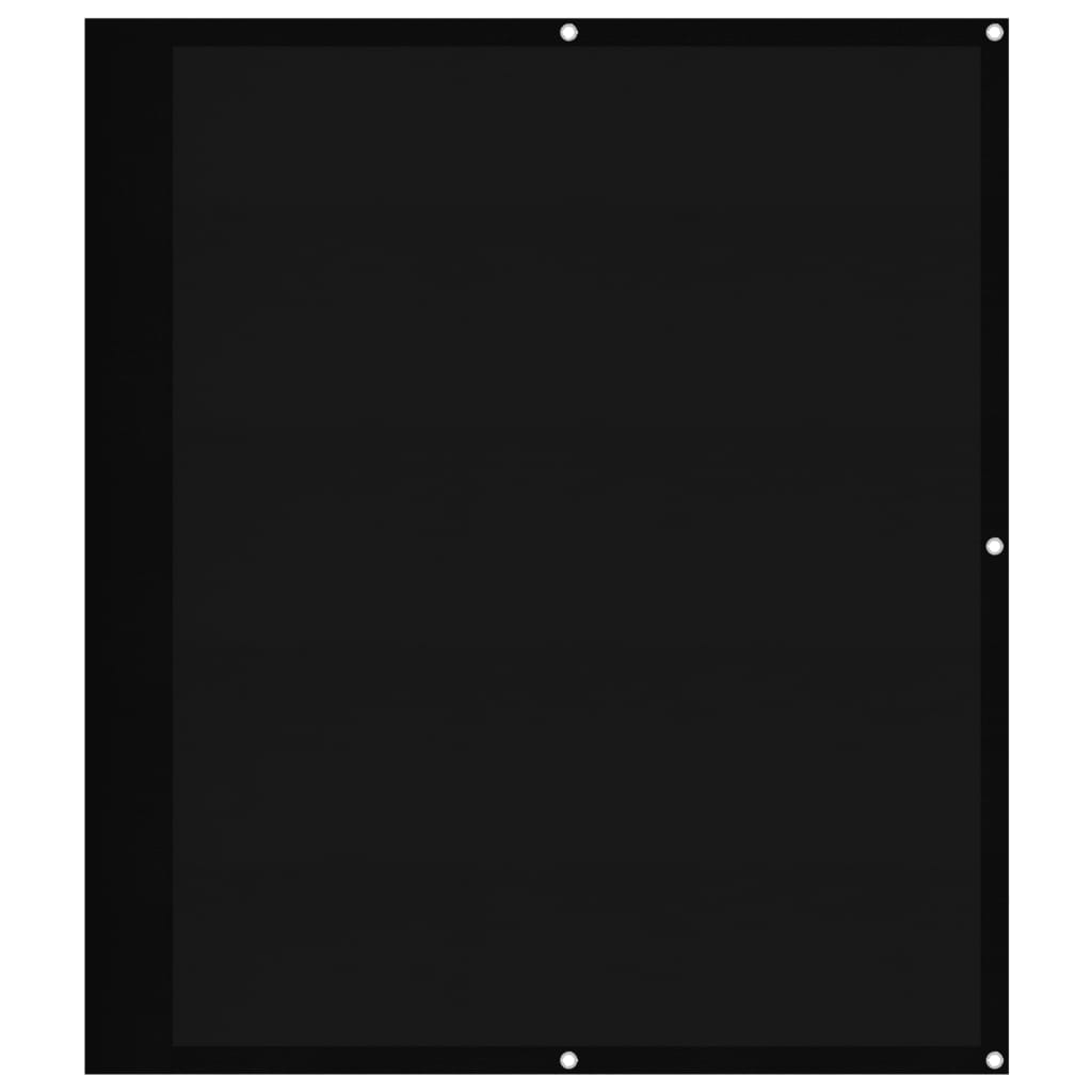 Balkonová Zástěna Černá 120 X 800 Cm 100% Polyester Oxford